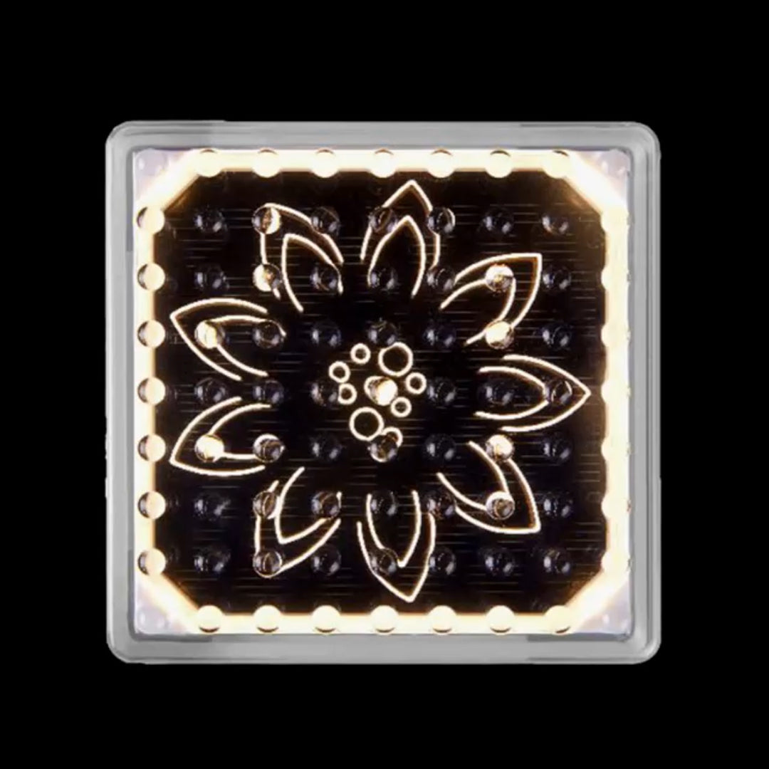 Solar LED Light Interlock Brick