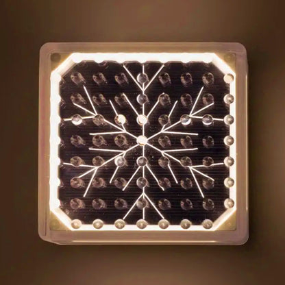 Solar LED Light Interlock Brick