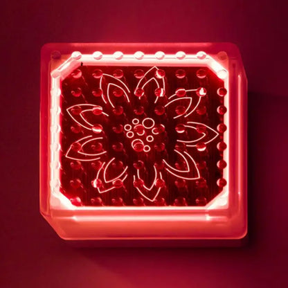 Solar LED Light Interlock Brick